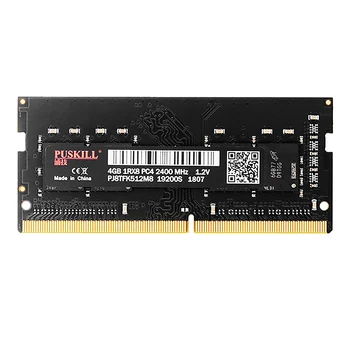 

PUSKILL 4G DDR4 RAM 2400MHz 1.2V 288-Pin 1RX8 PC4 19200S Computer Game Memory Module, Suitable for Notebook Computer Memory