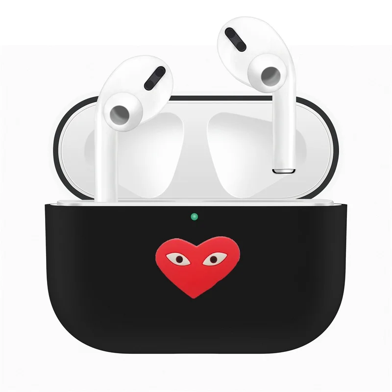 Для Apple AirPods Pro Чехол для замены ТПУ милый защитный чехол для AirPods 3 беспроводной Bluetooth наушники протектор рукав - Color: Black 15