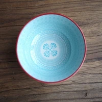 Turquoise Bowl Стерео зерно маленькая миска/миска для риса/Керамическая закуска/Детская миска - Цвет: Turquoise Bowl