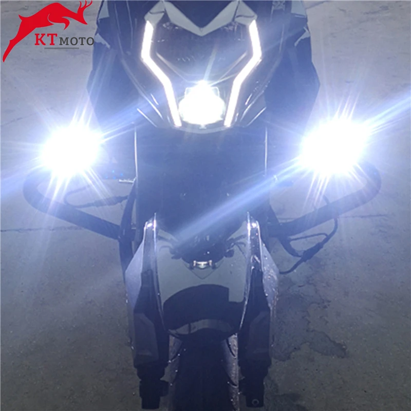 Для SUZUKI V Strom 650 1000 250 Vstrom DL250 DL650 DL1000 белые мотоциклетные фары вспомогательная лампа