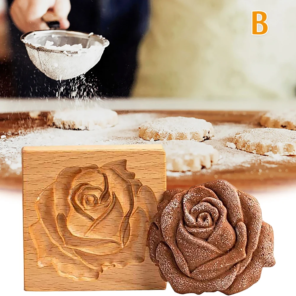 Wooden Cookie Mold