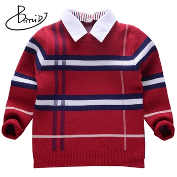 

Boys Sweatershirt Autumn Winter Brand Sweater Coat Jacket For Toddle Baby Boy Sweater 3 4 5 6 7 Year girl Clothes Children's top