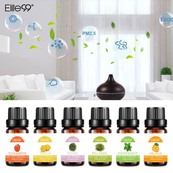 

Elite99 Flower Fruit Essential Oil Purifying Air for Humidifier Fragrance Lamp Peppermint Lemon Orange Vetiver Thyme Air Fresh