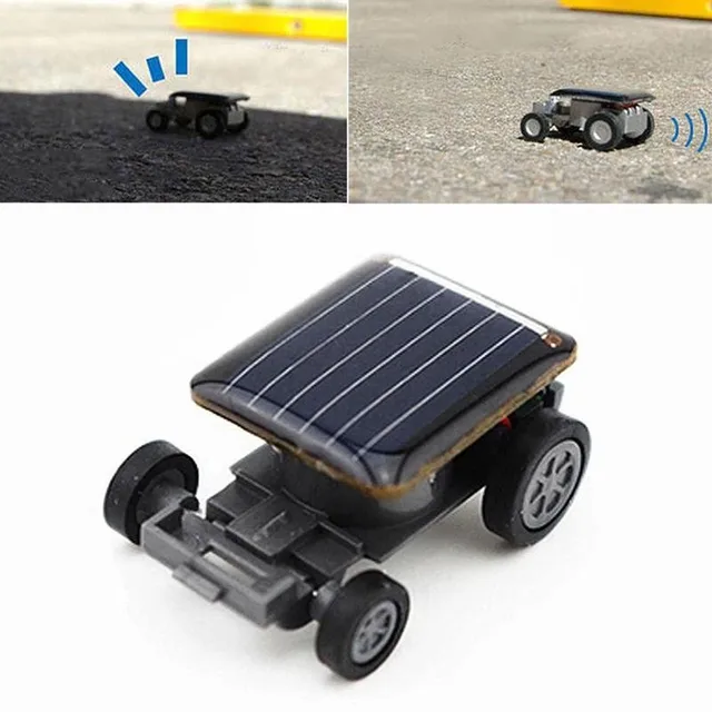 Solar Power Mini Sports Car Smallest Design Solar Energy Car Mini Toy Car Educational Gadget Children Gift Funny Racer 2