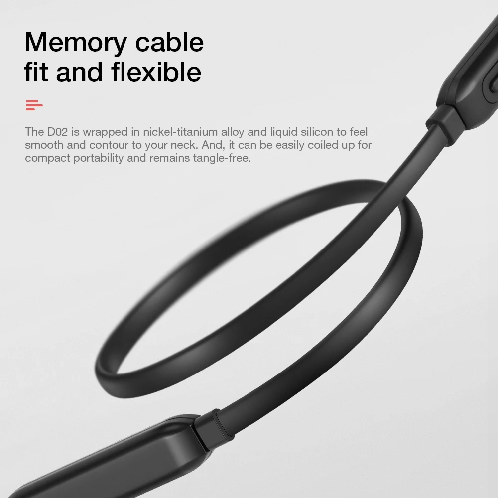 Беспроводные наушники SANLEPUS Bluetooth Спортивная Hi Fi гарнитура с шейным ободом