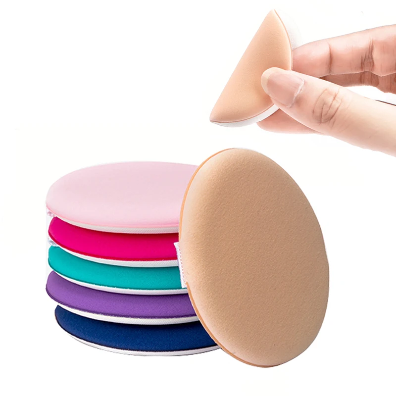 

2/6pcs Foundation Makeup Sponge Cosmetic Puff Cosmetic Air Pad Cushion Powder Smooth Beauty Wet &Dry Dual-Use Makeup Tools