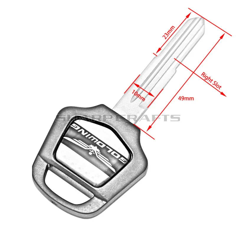 Motorcycle Embryo Uncut Blade Blank Key Honda Gold Wing GL1500 GL1000 GL1200 2000-2011 Goldwing GL1800 All Years motorcycle keys