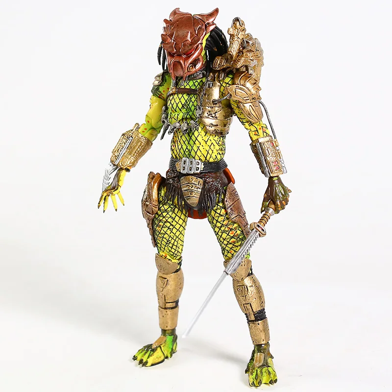 NECA фигура хищника старший Хищник золото Kenner лидер клана главный фигурка