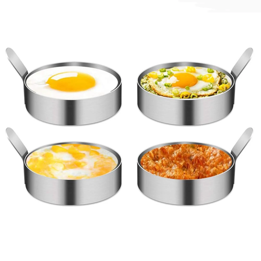 Stainless Steel Omelette Fried Egg Pancake Shaper Mold Mould Frying Egg