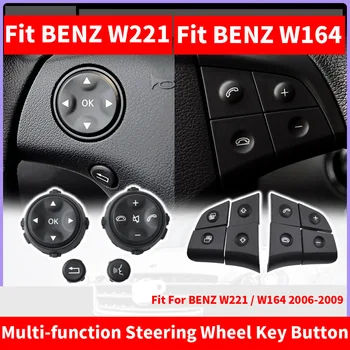 

2PCS LHD RHD Car Multi-function Steering Wheel Button For W164 ML GL Left + R Phone Key Control For Benz W221 S-CLASS S280 S300
