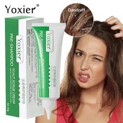 Yoxier Hair Growth Pre-Shampoo Scalp Scrub Nourish Repair Deep Cleaning Oil-Control Gentle Remove Clogged Impurities Scaly 80g