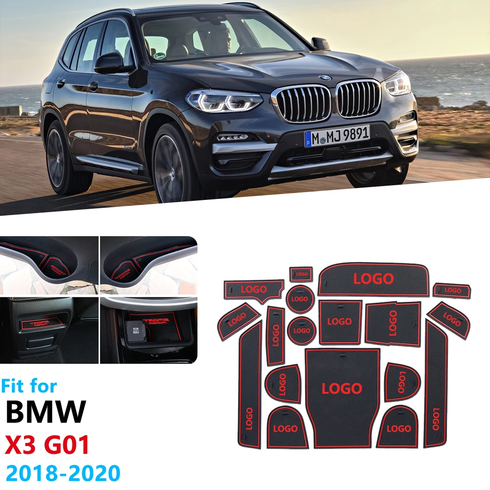 Противоскользящий резиновый подстаканник для BMW X3 G01 2018 2019 2020 автомобильные