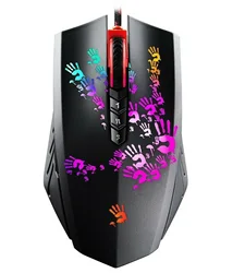 Bloody a60 gaming mouse, óptico a3050, 4000dpi, com fio, nova caixa selada