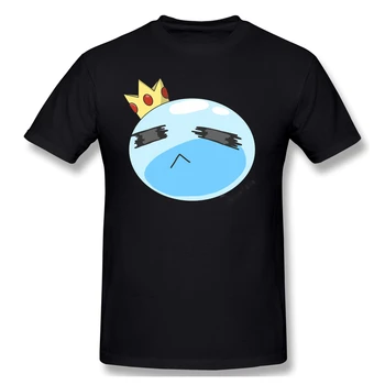 

Slime-san T Shirt White That Time I Got Reincarnated as a Slime printed Tshirt Summer large TShirts