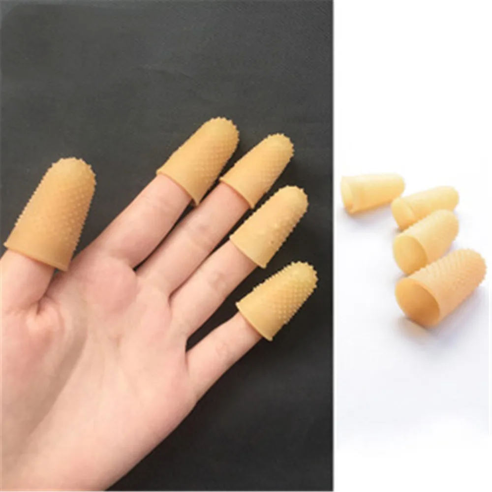 Rubber Finger Tips Silicone Finger Protectors Thimble Finger Cover