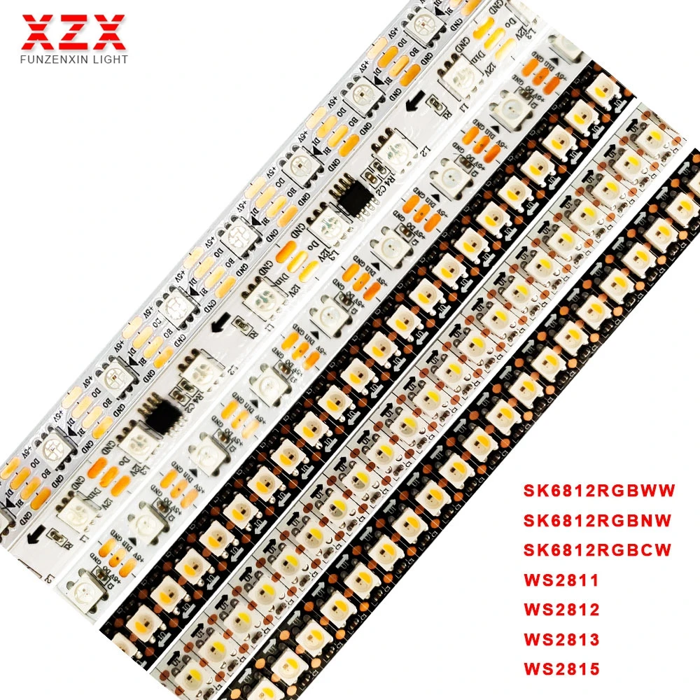 SK6812RGBW WS2813 WS2815 WS2812B WS2811 цветных (RGB) светодиодных лент индивидуально адресуемых