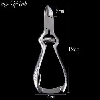 

my-Yeah Nail Art Stainless Steel Cuticle Nipper Clipper Cutter Scissor Dead Skin Remover Manicure Pedicure Tool DIY Home