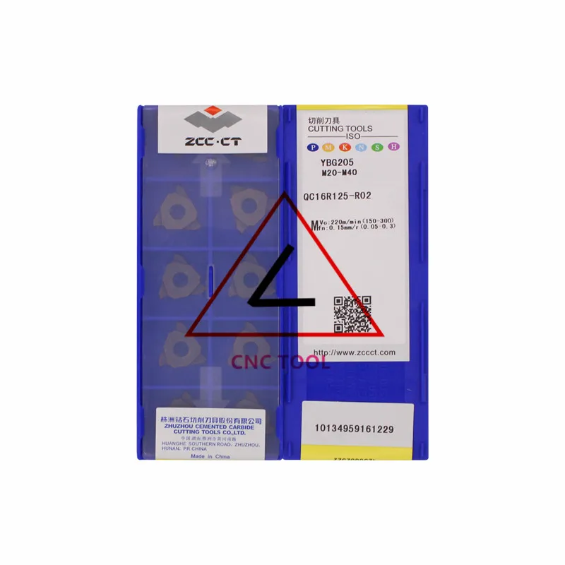 

QC16R125-R02 YBG205 10pcs Original CHINA ZCCCT Cutting Tool