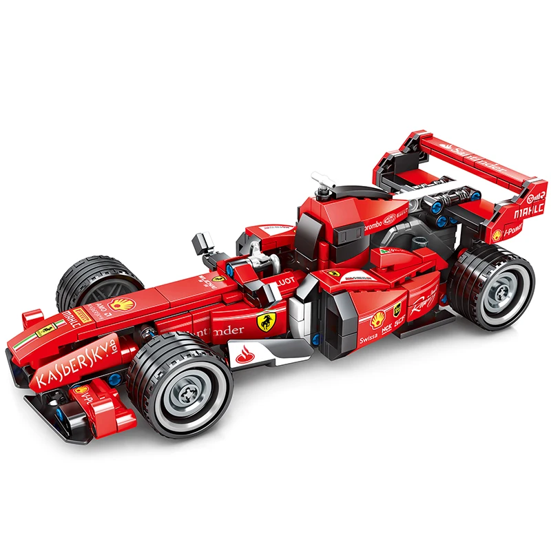 SEMBO 310 шт. Ferrared F1 гоночный автомобиль строительные блоки техника гонщик СуперКары