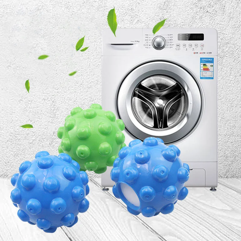

3PCS Wrinkle Remover Releasing Dryer Balls Laundry Dryer Fabric Softening Ball Launder And Iron In One Time For Washing Machine