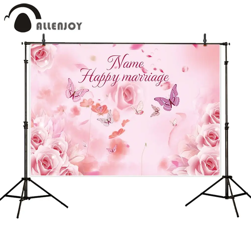 Allenjoy весенний фон для фотографии День Святого Валентина 14 февраля розовая роза