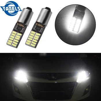 

2pcs T11 BA9S T4W H6W 363 1445 17053 182 White 24 LED 4014 SMD Car Wedge Side Light Lamp Bulb 12V parking Light source