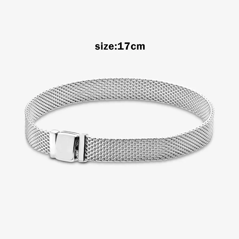 17-21cm 925 silver bracelet DIY Fashion Bracelet Fit original diy Bracelets charms Women Bracelet Jewelry gifts for women