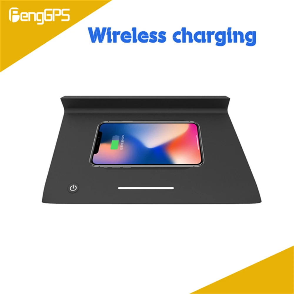 Quick Wireless Charger For Volkswagen VW Tiguan 2017 2018 Fast Mobile Phone 10W Hidden Car Dashboard Holder Charging Pad