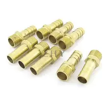9 шт 1/" PT Мужская резьба до 10 мм столбы латунные шестигранные ниппельная арматура