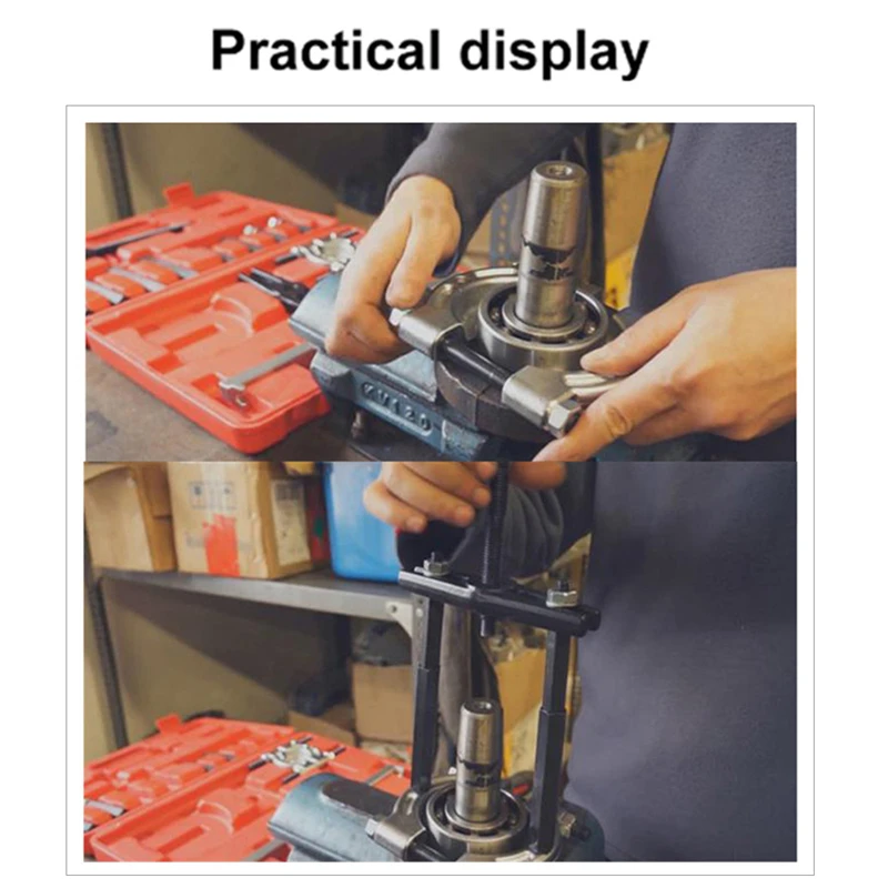 Online MR CARTOOL 14 Pcs Doppel Disc Puller Demontage Werkzeug Set Getriebe Lenkrad Demontage Lager Puller Demontage Gruppe