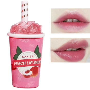 

4 color cute lip gloss ice cream lip gloss temperature change moisturizing cosmetics lip makeup lasting