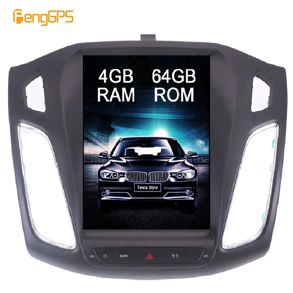 10 4 дюймов Android 8 1 автомобиля gps-навигация dvd-плеер для Ford Focus 2012-2017 автомобиль радио