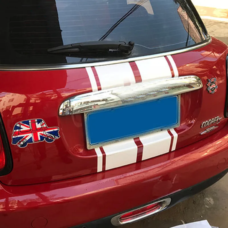 Автомобильный стиль наклейка на капот Наклейки в полоску для MINI Cooper S One Countryman, Clubman R55 R56 R60 R61 F54 F55 F56 F60 аксессуары