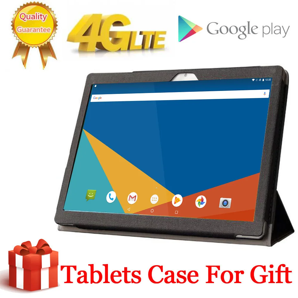 

Free Gift Case big battery 8000mAH 256G 4G LTE FDD 10.1 inch 2.5D tablet pc 10 Deca Core MTK6797 8GB RAM 256GB ROM Android 8.0