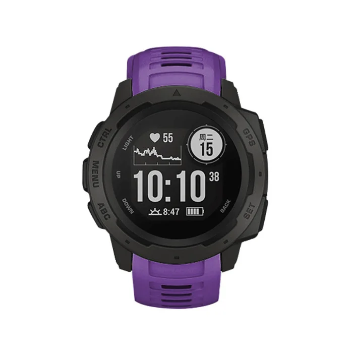 22 мм спортивные часы силиконовый ремешок для Garmin Instinct GV99