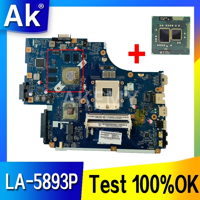 Материнская плата Akemy MBR5C02001 MBWUV02001 для ноутбука Acer ASPIRE 5741 5741G 5742 новый 70LA-5893P GT420M HM55