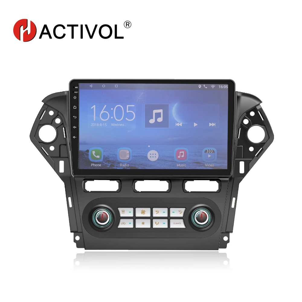 Автомагнитола HACTIVOL 10 1 дюйма для Ford Mondeo 2011 android 7 0 dvd плеер gps navi с bluetooth GPS Navi SWC Wi