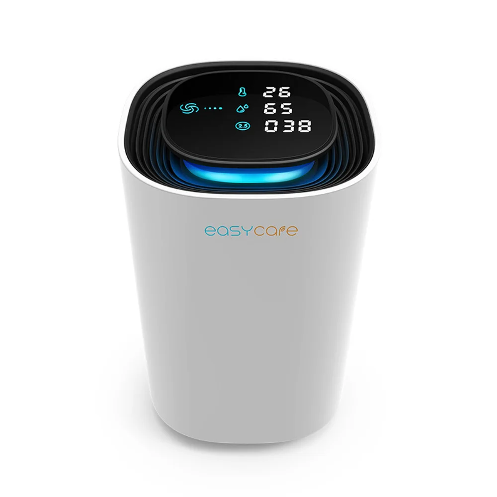 

AUDEW Car Air Purifier PM2.5 Digital Display Real-time Monitoring Atmosphere Light Car Air Freshner Remove formaldehyde Bacteria