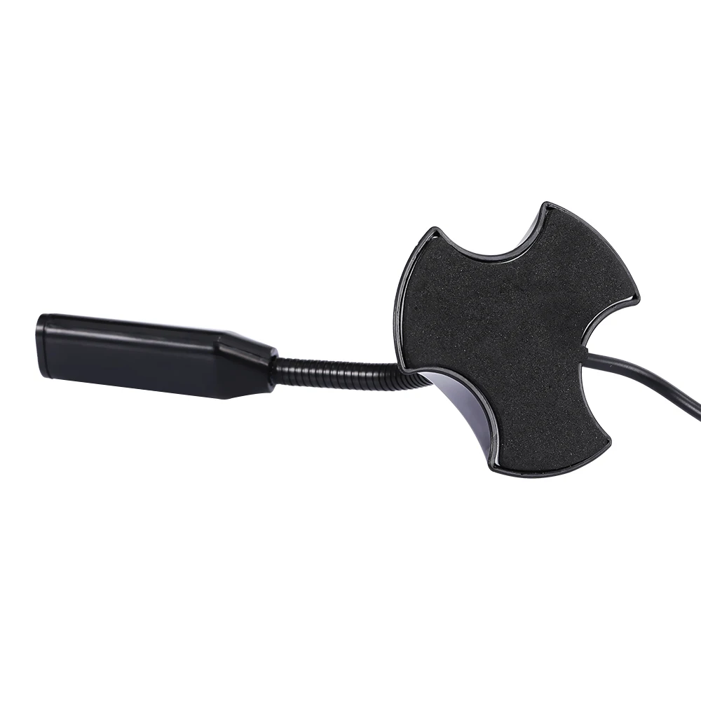 Мини USB микрофон Студийный, для речи чат пение KTV караоке микрофон для ПК ноутбук с держателем(черный