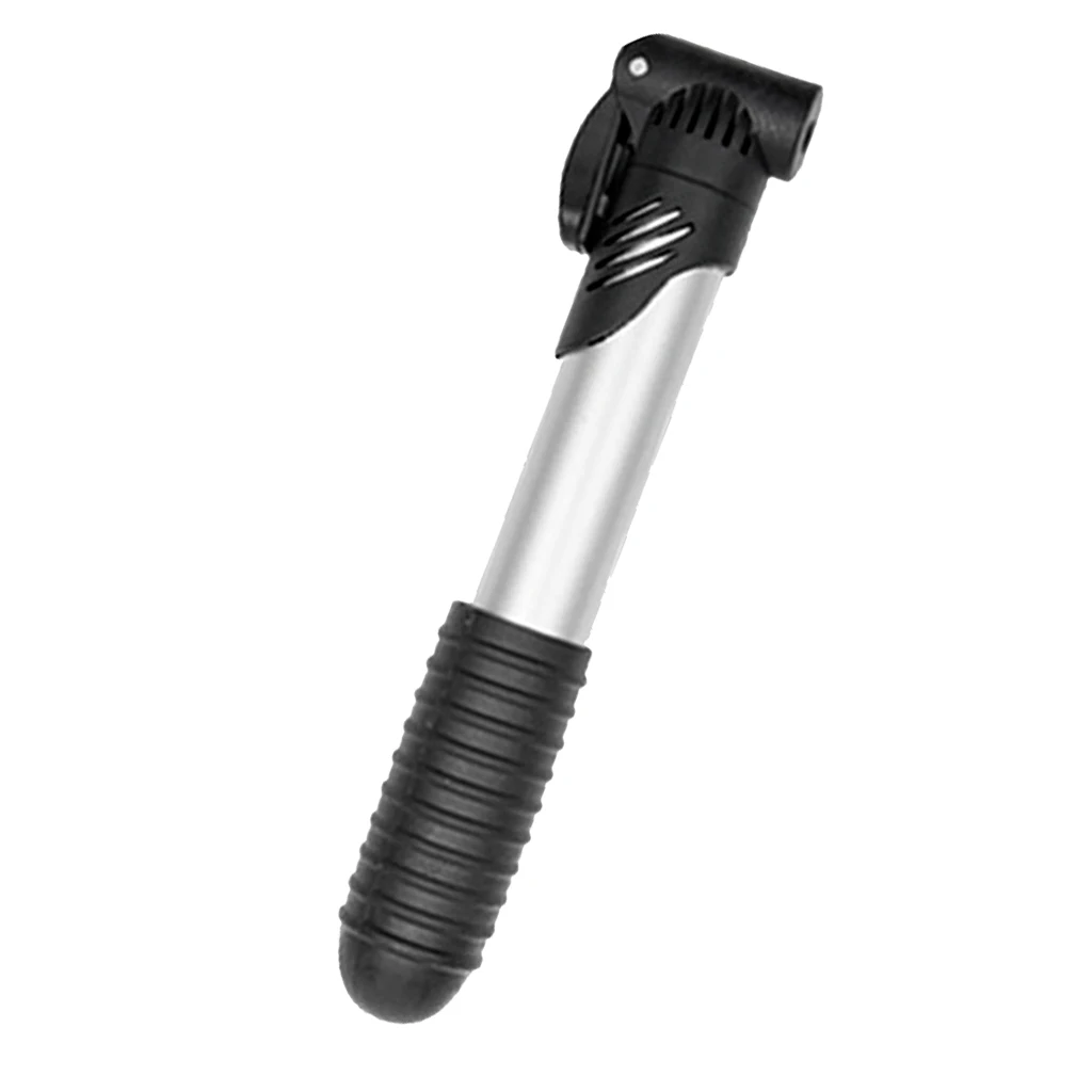 Mini Portable Bicycle Bike Pump Shock Absorber Tire Pressure Gauge Inflator