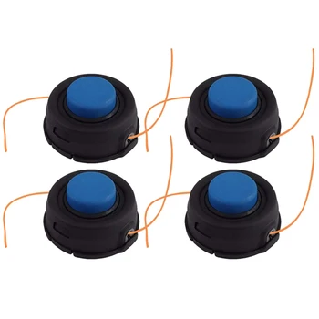 

HOT-Lawn Mower Weeder Head for Husqvarna T35 Grass Head Double Wire Sharpener Power Mower for Garden Grass, Trees 4 Packs