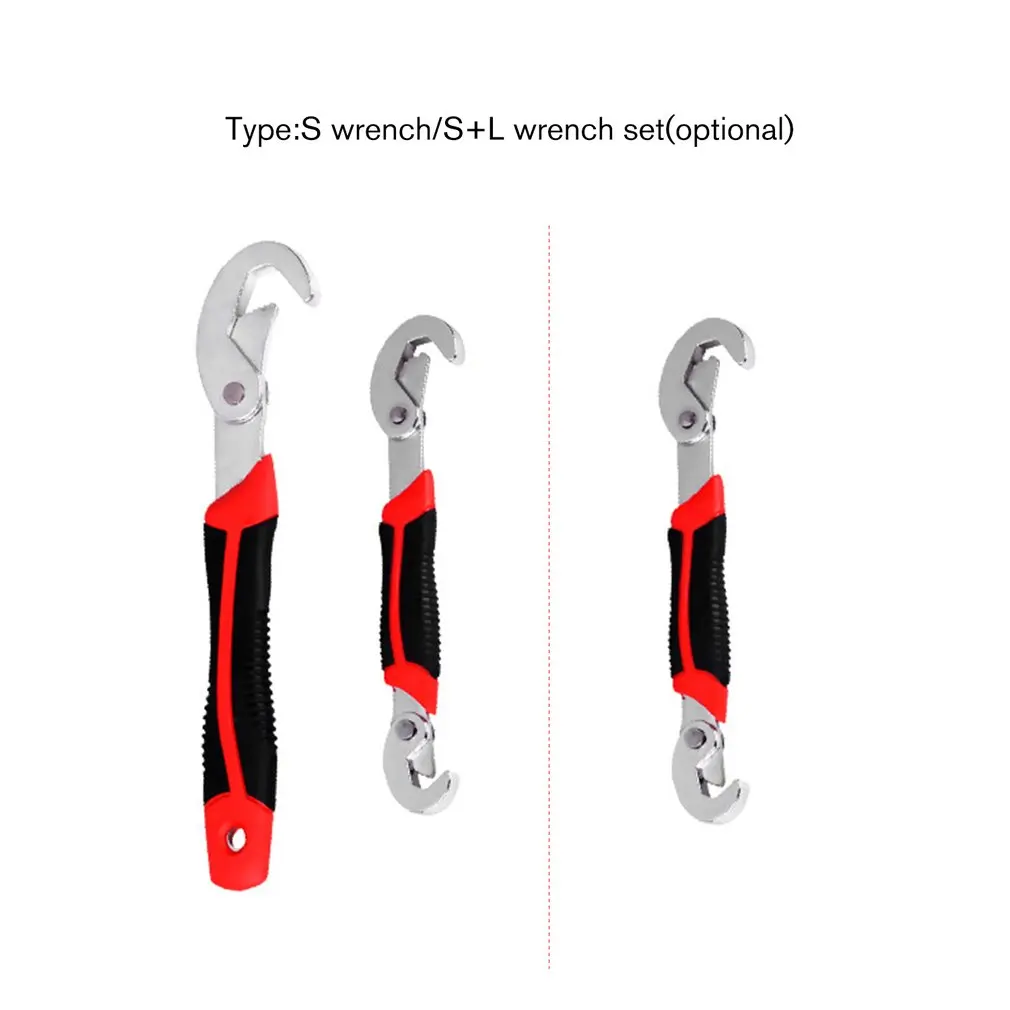 

Multi-Function Universal Adjustable Grip Wrench 8-32mm High Torque Ratchet Spanner Hand Tools