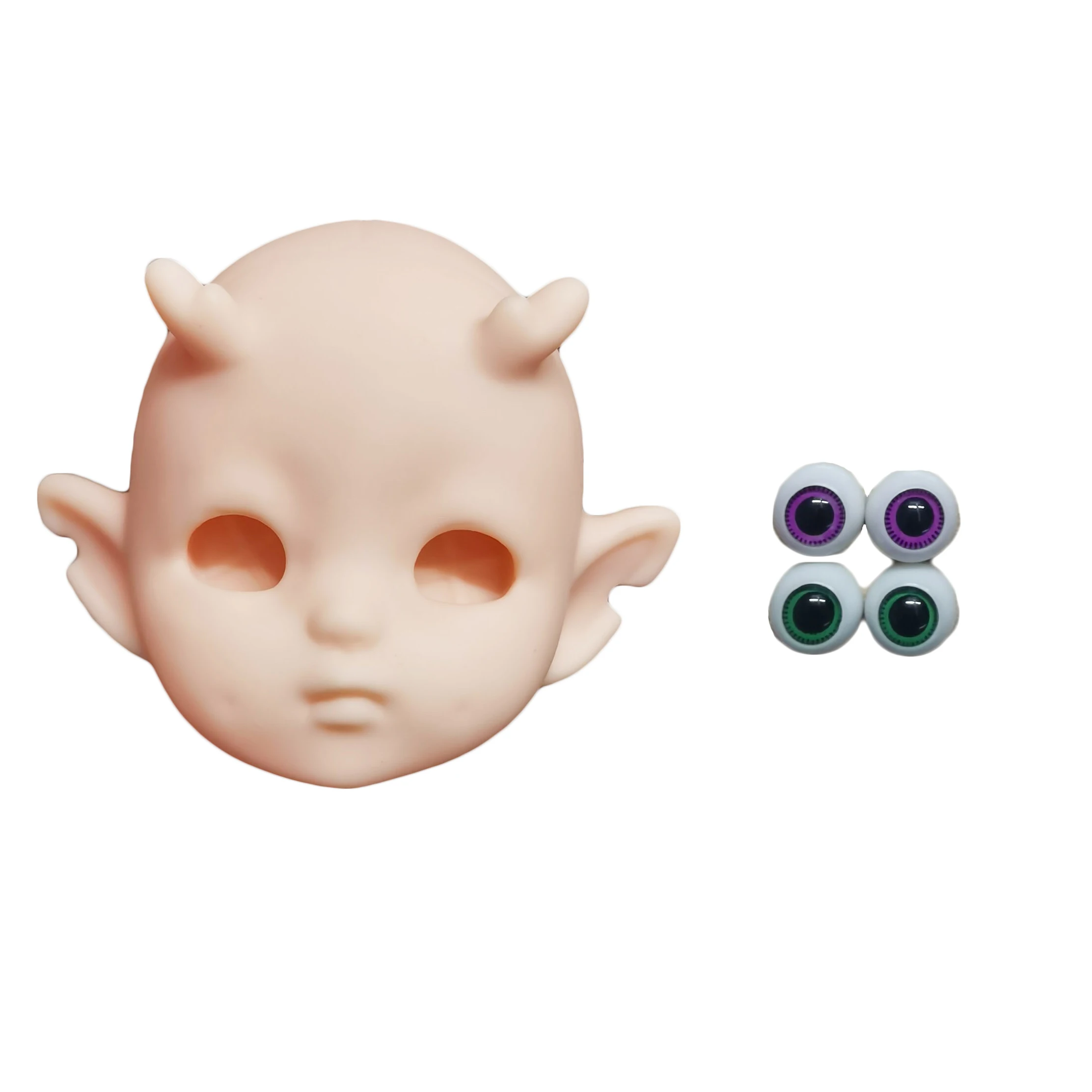 16cm Doll Ob11 Mini Elves Baby Girl Lovely 13 Joint Body Cute BJD Horned Doll without Makeup 21