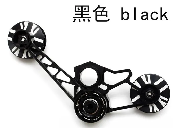 BMX натяжитель цепи для складывания brompton 123g 1/2/3 скорости - Цвет: black