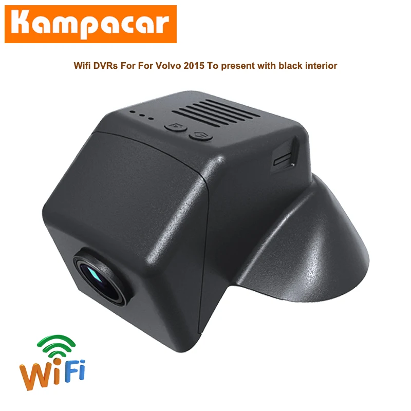 Автомобильный видеорегистратор Kampacar Wi Fi камера для Volvo V40 четырехколесный HD