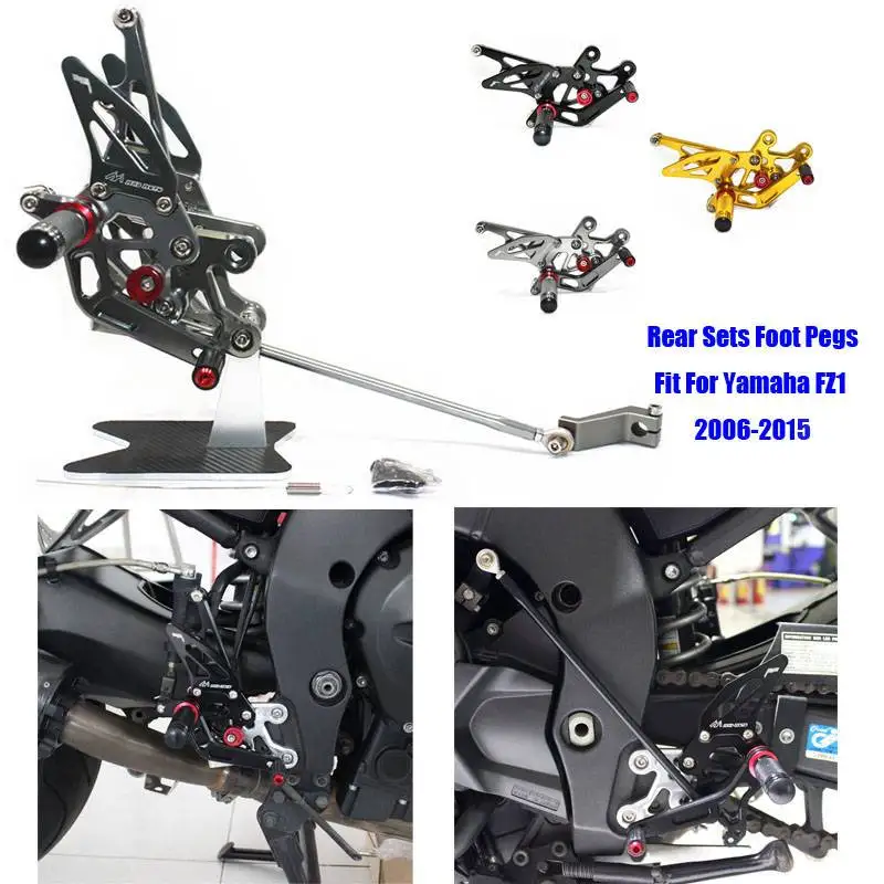 Для Yamaha FZ1 2006 2015 07 08 09 10 11 12 CNC регулируемая подножка Подножка для езды на