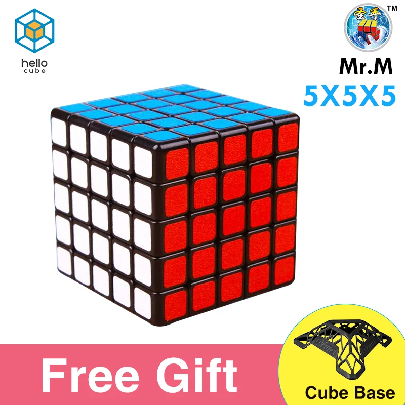Shengshou Sengso Mr.M 2x2x2 3x3x3 4x4x4 5x5x5 Магнитный магический куб игрушка скоростная