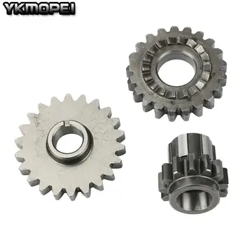 

YX Motorcycle Starting Gear Bridge Gear Driven Gear Kit For YX140 YinXiang 140cc 1P56FMJ Horizontal Engine Dirt Pit Bike Parts