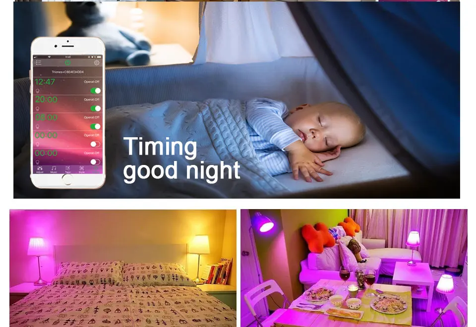 New Wireless Bluetooth Smart Bulb LED 15W RGB Magic Lamp E27 Color Change Light Bulb Smart Home Lighting Compatible IOS Android-2_24