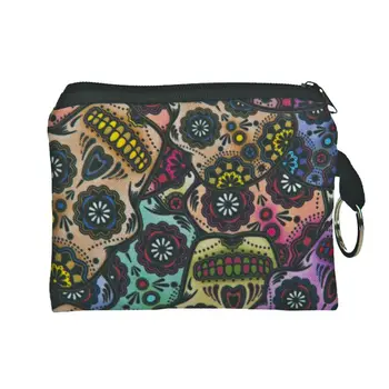 

Colorful Pattern Card Holder Wallet Purse Organizer Pocket Change Coin Bag